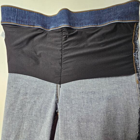 SPANX Distressed Skinny Jeans Medium Wash Women's XL - Picture 8 of 16